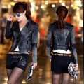 Denim top female short design outerwear long-sleeve 2012 fashion spring and autumn women's denim jacket slim