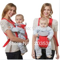 Hot sale New Front & Back Baby Carrier Infant Backpack Sling Baby Sling 2-30 Months blue and red Free Shipping