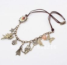 3PC/LOT Korea fashion vintage Cupid items sweater necklace wholesale SJA493 8090 Jewelry