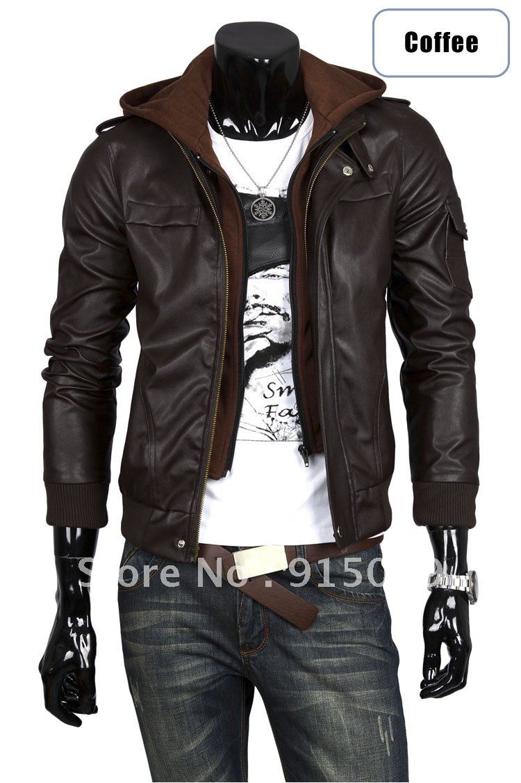 Collection Leather Jacket With Hoo Pictures Fashion Trends Images Of Leather Jacket With Hood For Men Reikian