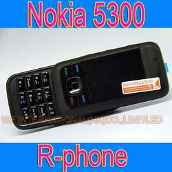Phone 5300 Free Shipping Unlocked Original Nokia 5300 Mobile Cellphone Black & Gift(China (Mainland))