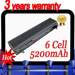 For Latitude E6400 Precision M2400 M4400 M4500 KY477 6 cell laptop battery 312-0748 312-0754 E6410 E6510(China (Mainland))