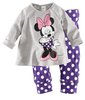 Children Girl Sleepwear Baby Pajamas 6sets/lot Free Shipping