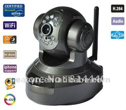 ip ptz camera Wireless IP Camerawireless ip camera review P2P technology, Cell phone video supervision(China (Mainland))