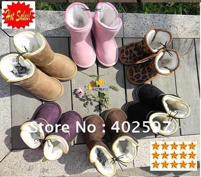 in-store promotion Specialize in winter snow boots children really warm waterproof booties fur boots,antiskid shoes wholesale(China (Mainland))