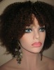 Afro curl 100% Indian  hair full lace wig