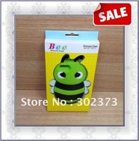 Beautiful Newest style Cute 3D silicone little bee style case For Iphone 4S 10 colors 10pcs/lot
