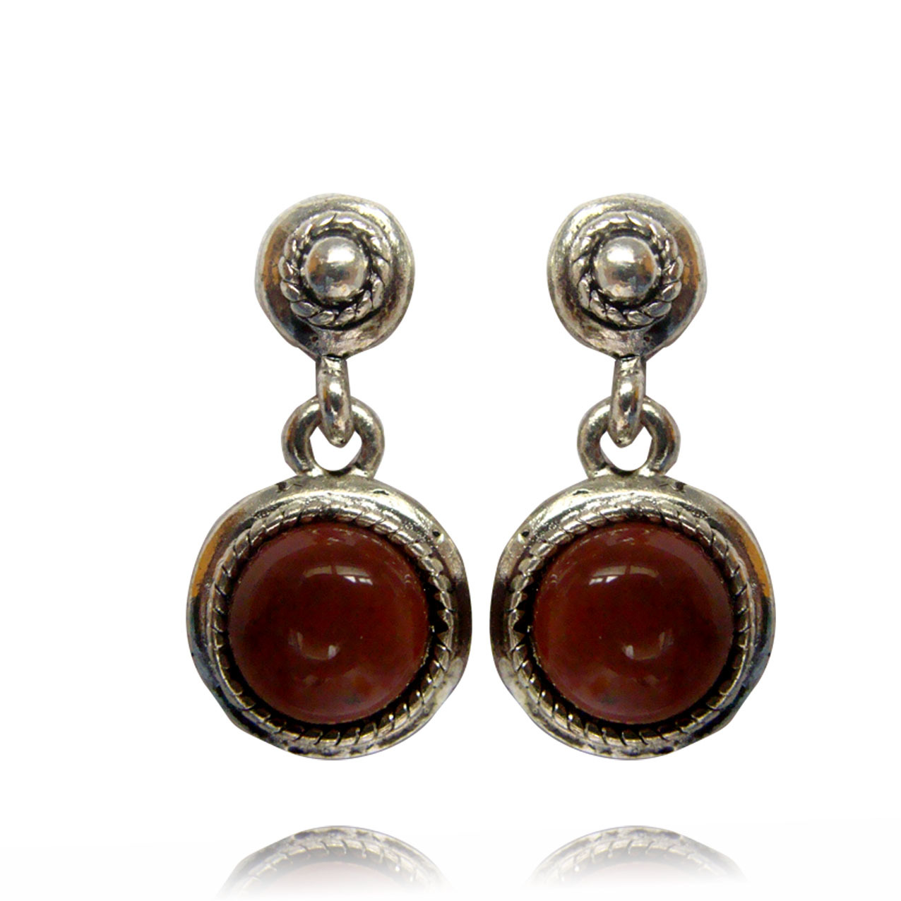 vintage gold red ruby 2013 fashion stud earring for women wholesale charms TCC-3.99 E0918(China (Mainland))