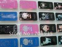 Color changeble 2013 flash light cases back cover for phone5  5g with many images retail box packing free shipment shipping