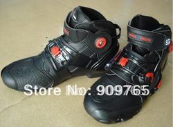Free Shipping New Man Black Waterproof offroad Boots Boot Guard Motorcycle Bike protector racing Atv Honda Suzuki Outwear Shoes(China (Mainland))