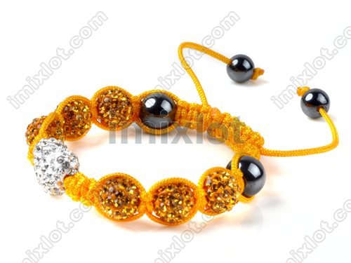 Kids Shamballa Jewelry Wholesale 10X New Heart CZ Crystal Micro Pave Disco Ball Bead Free Ship(China (Mainland))