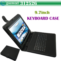 9.7inch keyboard case for tablet pc universal Freeshipping+Dropshipping(China (Mainland))