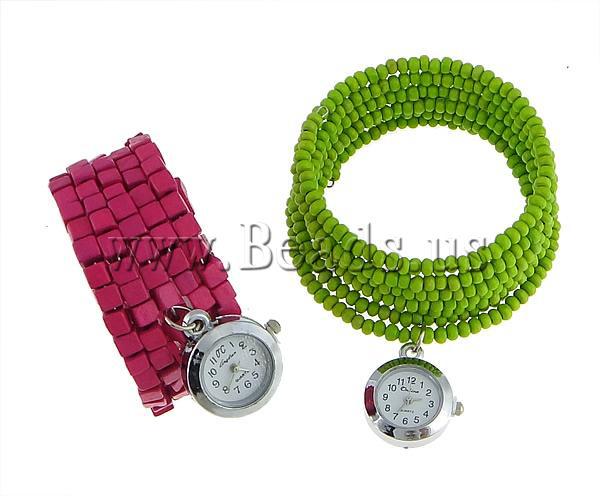 Free shipping Mixed colors design Fashion Watch Bracelet multi strand Jewelry Gift 