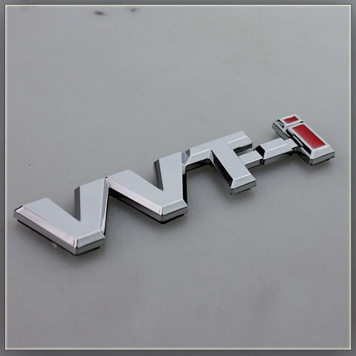 Free shipping TOYOTA carola refires vvt-i emblem toyota corolla car vvt-i discontinuing car stickers Car logo(China (Mainland))