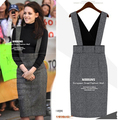 2013 Autumn and Winter Fashion Star Style Women's Woolen Dress Slim Spaghetti Strap Tank dress Hight Quality HOT!