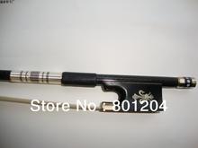 2pcs professional black Carbon fiber 4 4 violin bow
