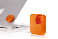 2012 New X-sticker Vibration Stereo mini musticker portable Speaker, Funny Christmas Gift,10pcs/lot