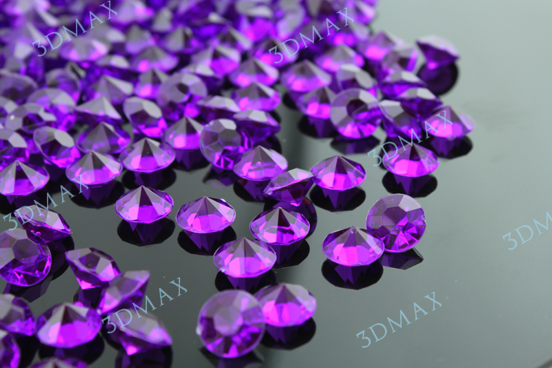 2000pcs/pack, Dark Purple 10.0 MM Wedding Table Diamond Scatter ...