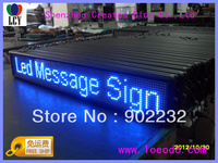 No ship/2pcs/lot/Mini led scrolling sign/pitch7.62mm/display/dot matrix/manufacturer in Shenzhen/BLUE color/16*128PIXELS