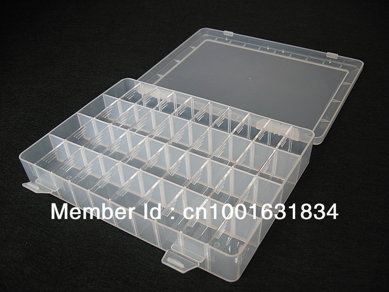 Aliexpress.com : Buy New Removable Dividers 40 Compartment Plastic ...