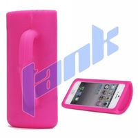 High quality Self-standing 3D Mug Cup Silicone Case Cover for iPhone 5   Free shipping #01