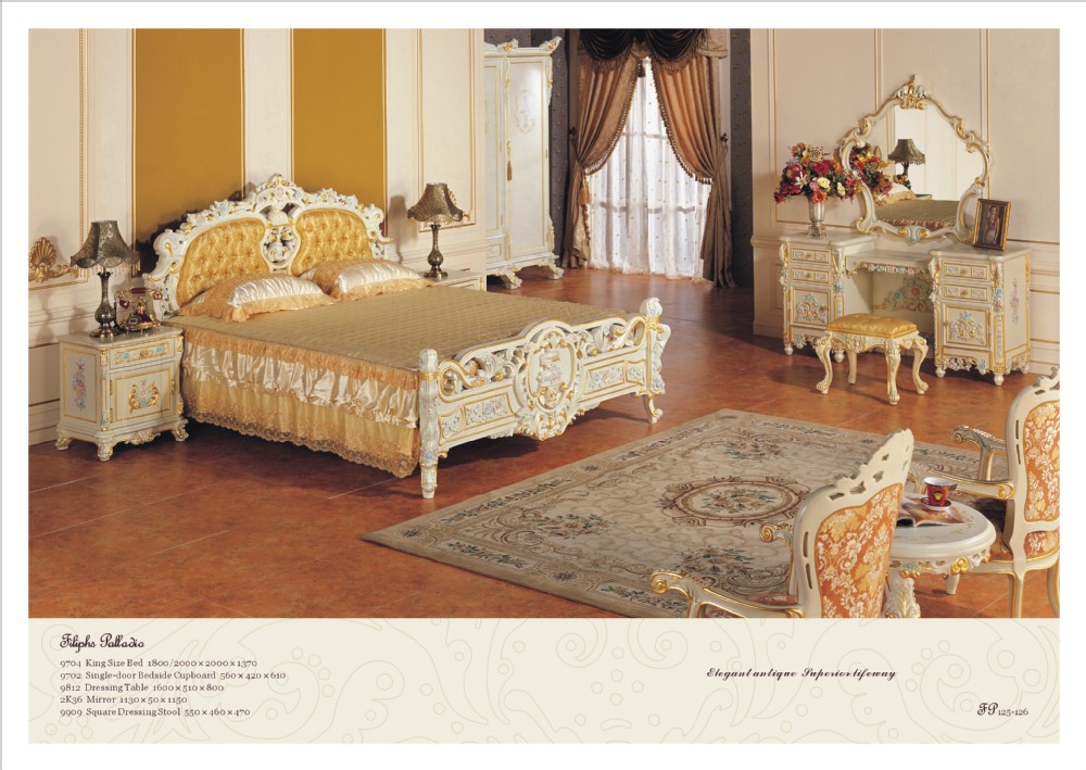 European-style-bedroom-furniture-french-baroque-furniture-Free ...