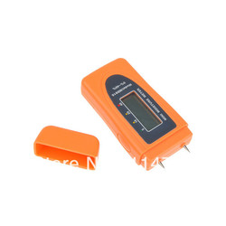 Mini Digital LCD 2 Pins Cotton Wood Moisture Meter Damp Tester Detector 5% ~ 40% free shipping(China (Mainland))