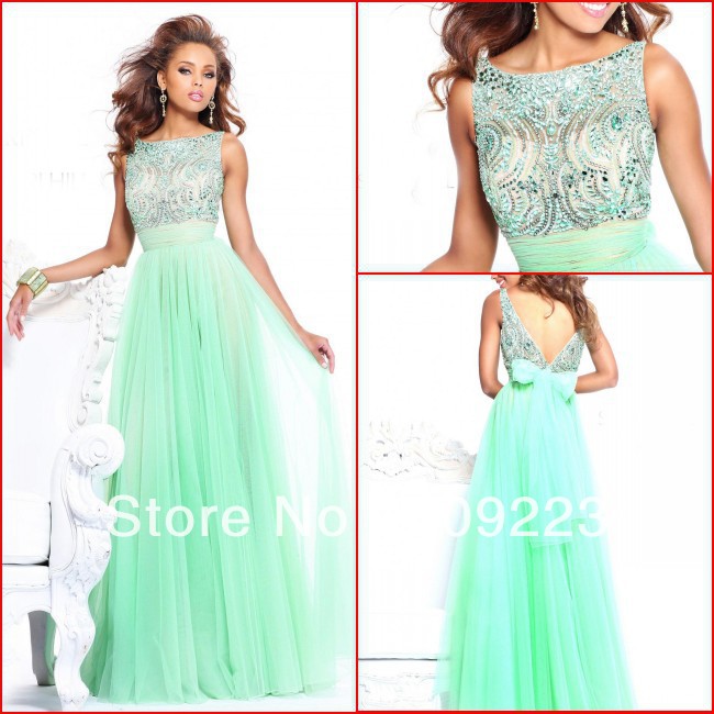 Imposing-high-collar-low-back-heavy-beading-green-chiffon-sheath-zipper-sweep-train-emerald-green-evening.jpg