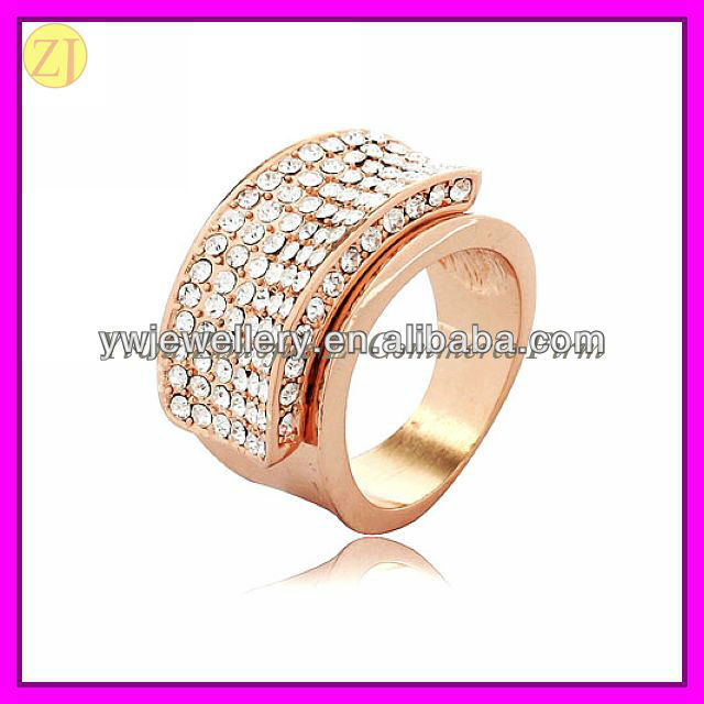 shipping cheap fake crystal gold wedding couple ring jz 591 cheap fake ...