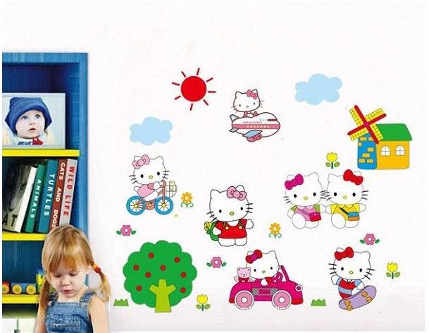 Cartoon Sticker Cat Tree Promotion-Shop for Promotional Cartoon ...