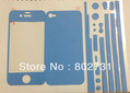 Free shipping!10pcs/lot,Full body Screen Protector,front+back+side Protector,Screen protective film for iPhone 4,4S Retail