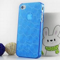 HOT SELLING Promotion !!! Wholesale Freeshpping MOQ 1Pcs Ultra-Thin 0.5MM With Water Cube Patterns For Iphone4/4S(China (Mainland))