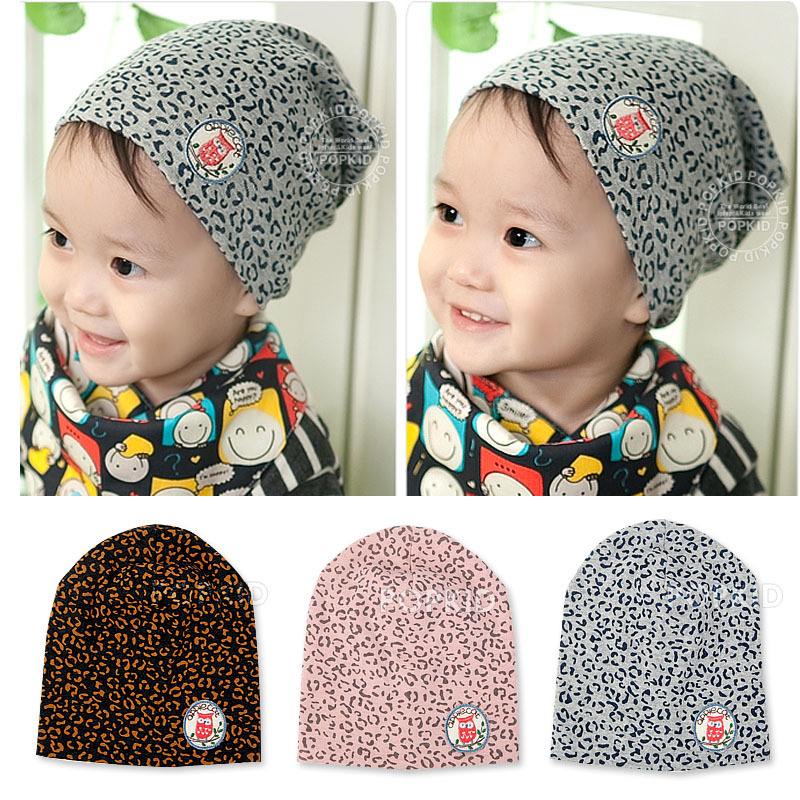 Winter Leopard Baby Knitted Hats Kids Cotton Hats Crochet Bon Baby Winter Leopard Baby Knitted Hats Kids Cotton Hats Crochet Bon Baby