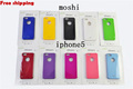 Free shipping New Arrival Candy Color Moshi Hard Plastic Case for iPhone 5 With Wholesale Price