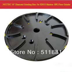 10'' Diamond Concrete Grinding Disc Head Plate for EDCO Blastrac SPE concrete grinder | 250mm Cement Abrasive disk | 20 segments(China (Mainland))