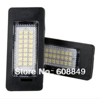 Free shipping 10pairs White 24 SMD LED License Plate Lights Lamps Bulbs for BMW E88 E71 E60N CSL