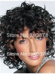 Medium Curly Hairstyle