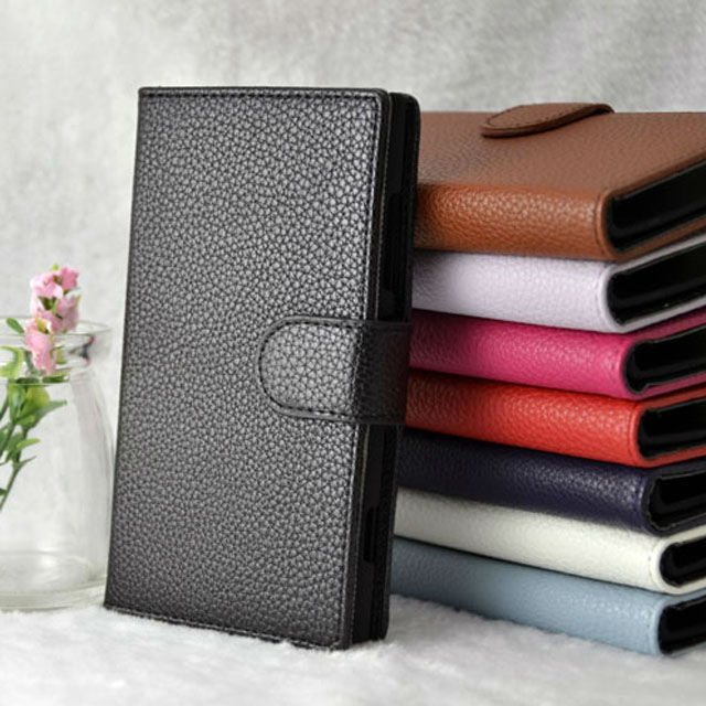 High Quality Magnetic Clasp Card Wallet PU Leather Flip Case Cover for Nokia Lumia 920 Cell