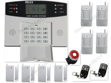 LCD display GSM wireless home security alarm system,Intelligent Mobile Call GSM Alarm System W Auto-Dial & Auto audio