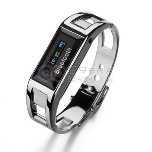Bluetooth Bracelet With OLED Caller's ID /Time Display Vibrating LCD Watch Wrist(China (Mainland))
