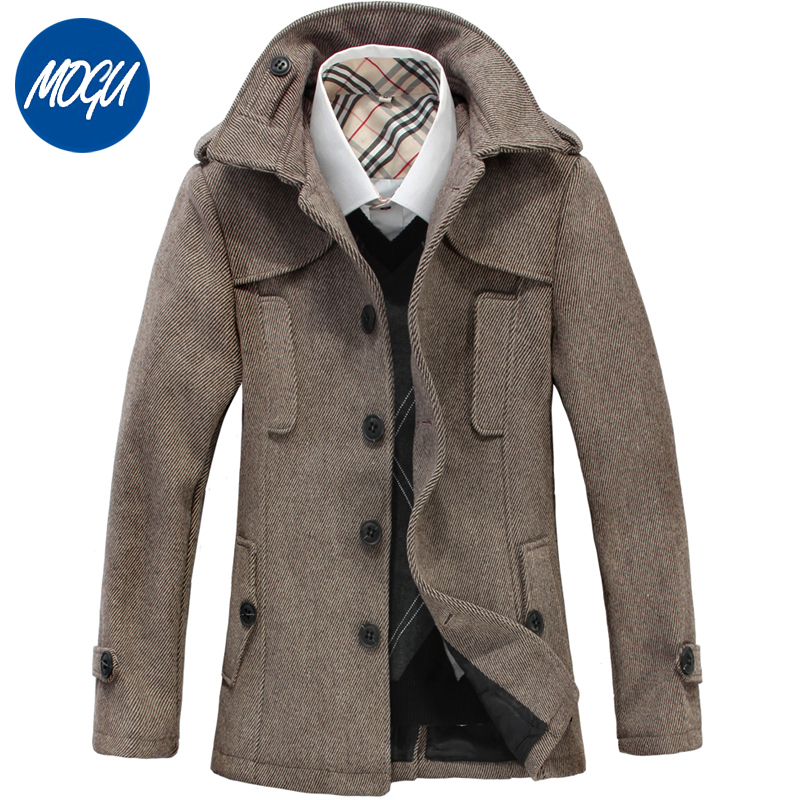 Fashionable Winter Coats Men Tradingbasis New Men S Casual Trench Double Ted Slim Fit Long Winter Coats