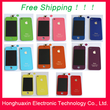 Free Shipping  For iPhone 4 4G Colorful LCD Screen Digitizer+ Back Cover Assembly Replacement Part,100% New,Good Quality!(China (Mainland))