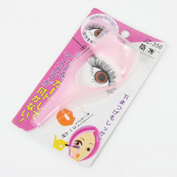 Eyelash Eyebrow Lash Curler Makeup Mascara Guard Pink(China (Mainland))