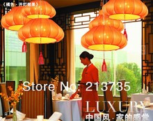 Modern chinese style ocean series cloth lighting pendant light lamps for dining room dia 60cm