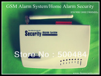 Intelligent Quad Band GSM Alarm & Remote Control Setting Arm & Disarm& Auto Dialing-2 x Door sensor plus 2 x PIR motion sensor