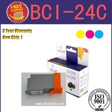 Promotion BCI-24 Color printer inks cartridge for Canon Smartbase MP200/MultiPASS F20/Pixma MP110/MP130/S200/S300/i250 8pcs/lot