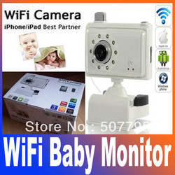 Wireless WiFi Camera Baby Monitor for iPhone/iPad/Android Phone/Tablet IP Camera Best partner connect with any wifi device(China (Mainland))