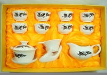 Ceramic China kungfu tea sets (14 chameleon) / chameleon Oolong / ER / Dahongpao / Phoenix Dancong tea free shipping 0069