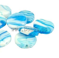 DIY Jewelry Lampwork Beads 20mm Coin Beads 100Pcs/lot Free Shipping(China (Mainland))