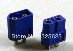 Free Shipping 10pairs blue RC battery connector XT60 Plug RC battery Connector(China (Mainland))